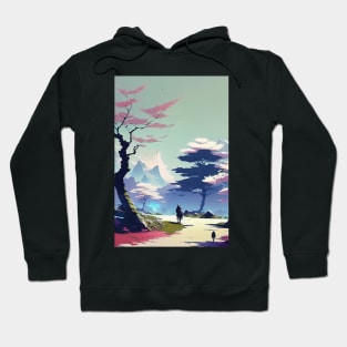 Japanese landscape Hoodie